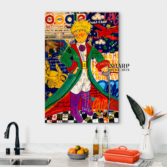 Rich Little Prince Canvas Wall Art