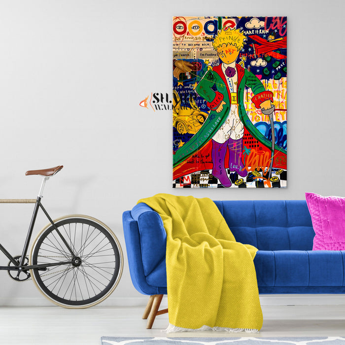 Rich Little Prince Canvas Wall Art