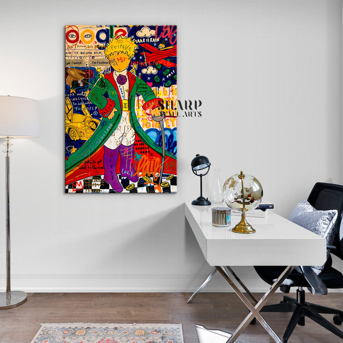 Rich Little Prince Canvas Wall Art