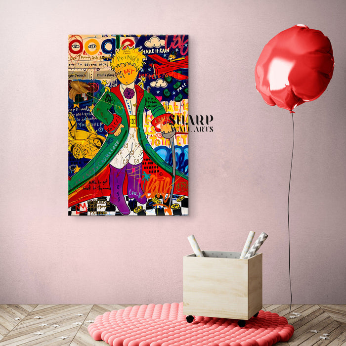 Rich Little Prince Canvas Wall Art