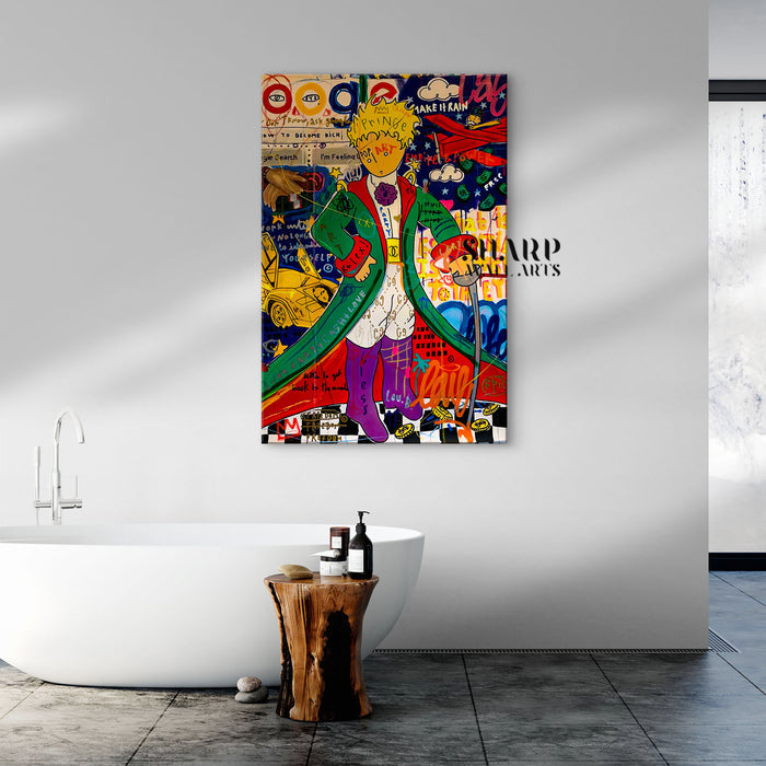 Rich Little Prince Canvas Wall Art