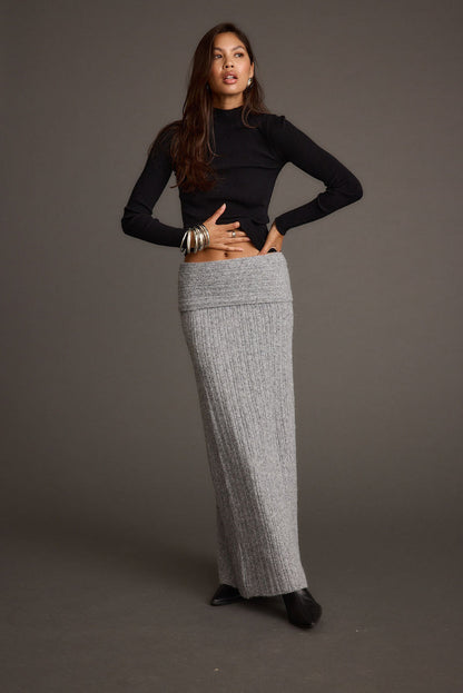 Additional view of the Robbie Black Long Sleeve Turtleneck from a different perspective.