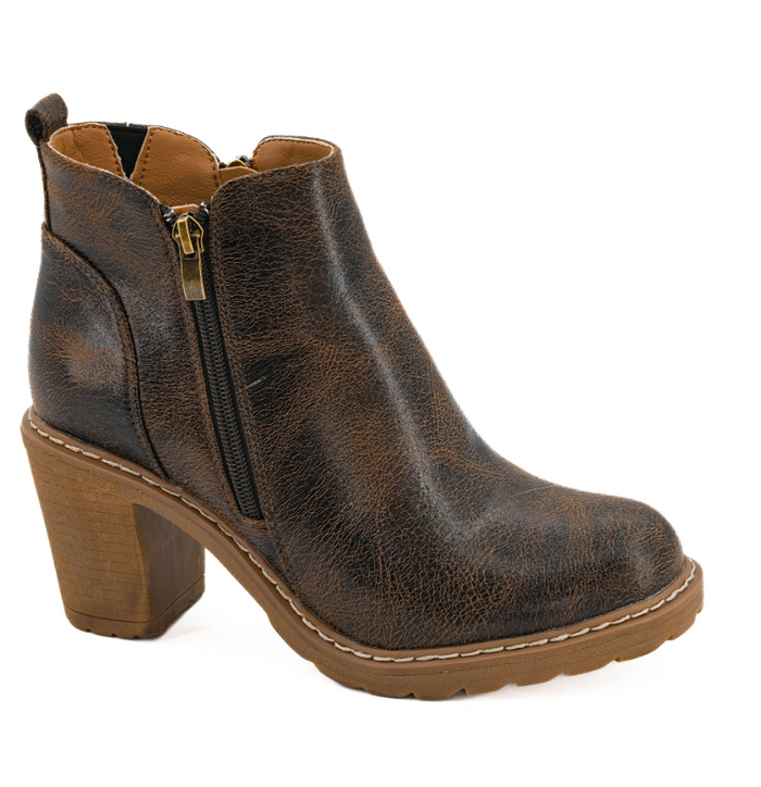 Rocky Top Espresso Crinkle Boot