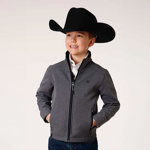 Roper Boys Tech Series Grey Softshell Jacket
