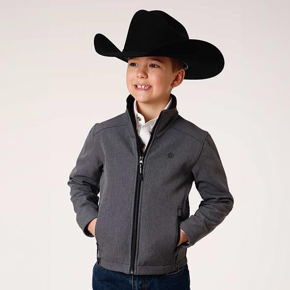 Roper Boys Tech Series Grey Softshell Jacket
