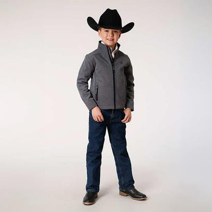 Roper Boys Tech Series Grey Softshell Jacket