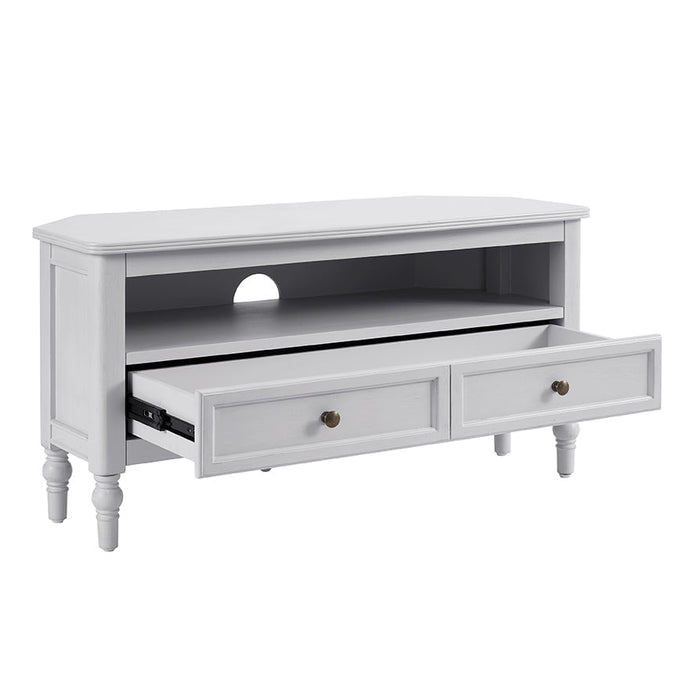 Ruby Corner TV Unit - Washed Stone - DUSK