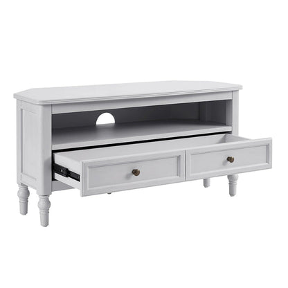 Ruby Corner TV Unit - Washed Stone - DUSK