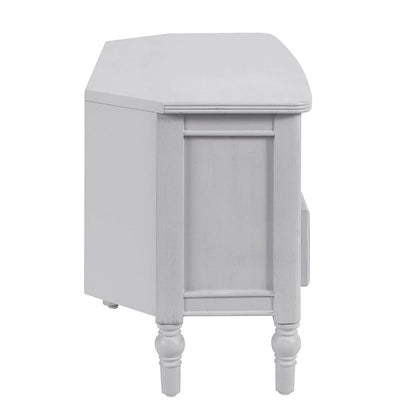 Ruby Corner TV Unit - Washed Stone - DUSK