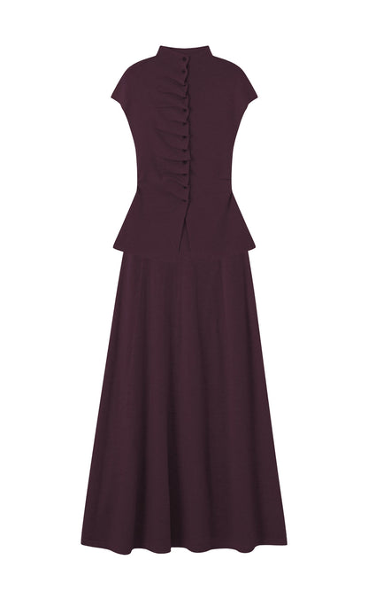 Ruched accent knit set