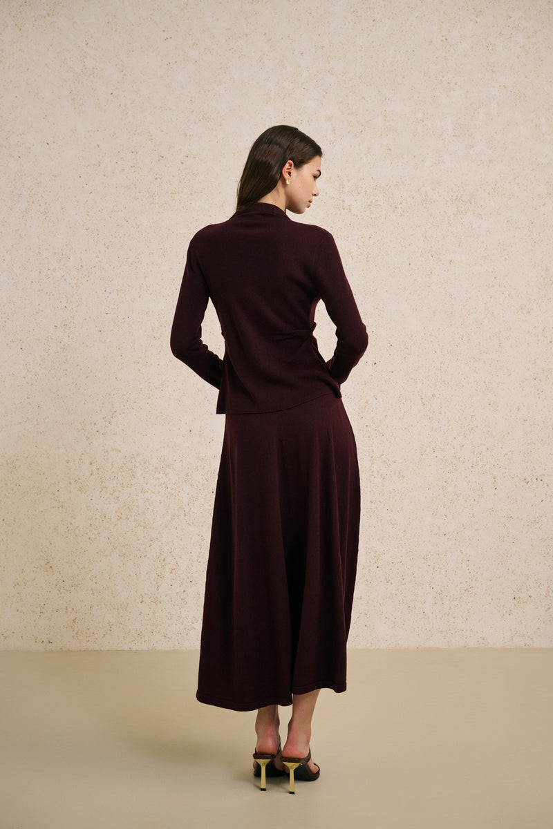 Ruched long sleeve set