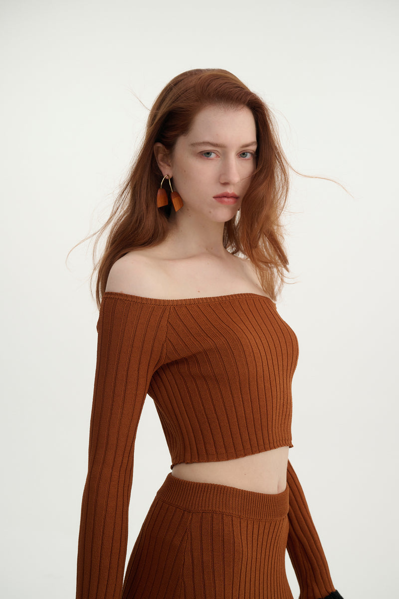 Ruffle two-piece set