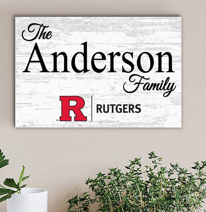 Rutgers Family Name Sign for RU Alumni, Fans or Graduation - Broad Bay Personalized Gifts Shipped Fast