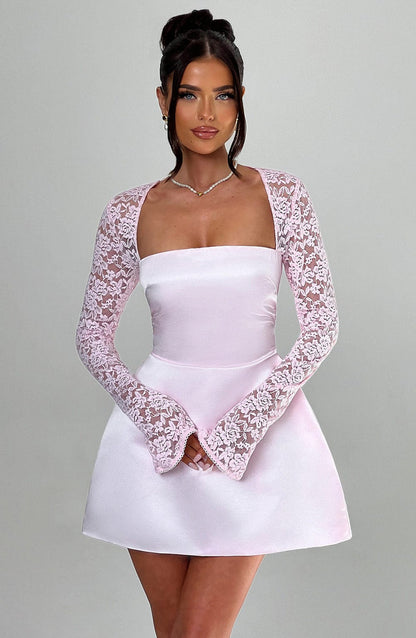 Sadie Mini Dress - Blush Dress XS Babyboo Fashion Premium Exclusive Design