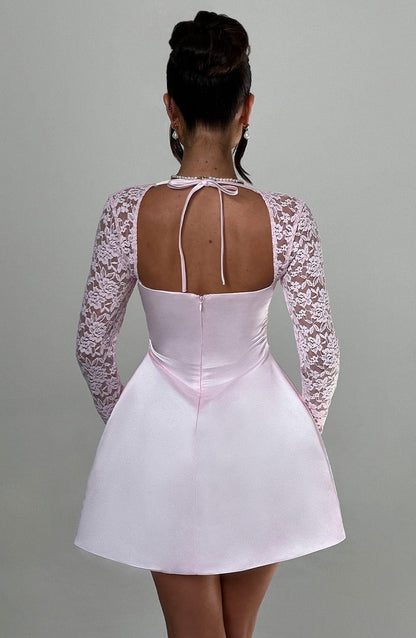 Sadie Mini Dress - Blush Dress Babyboo Fashion Premium Exclusive Design
