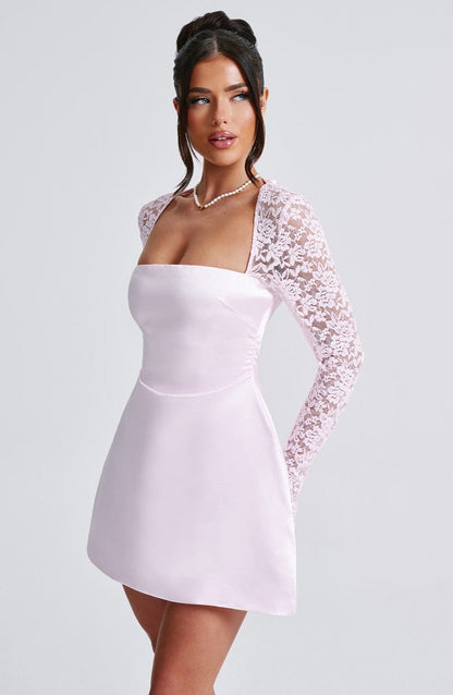 Sadie Mini Dress - Blush Dress Babyboo Fashion Premium Exclusive Design