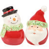 SALT AND PEPPER SET- CHRISTMAS FRIENDS #C280