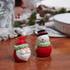 SALT AND PEPPER SET- CHRISTMAS FRIENDS #C280