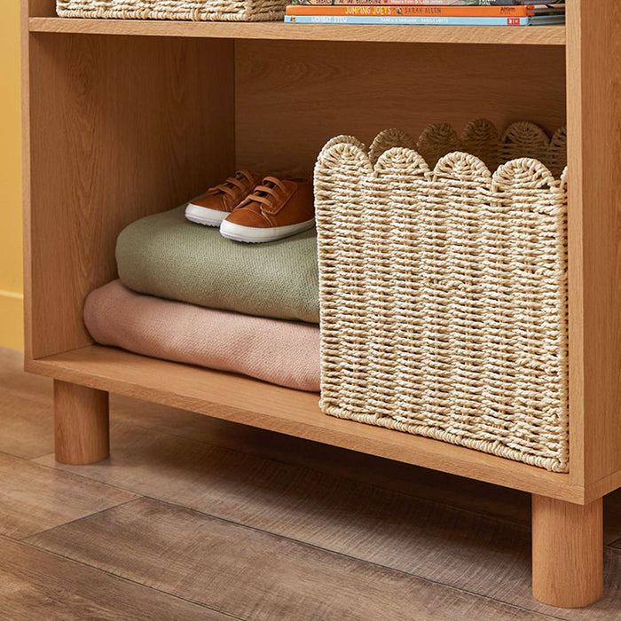 Scalloped Cube Basket