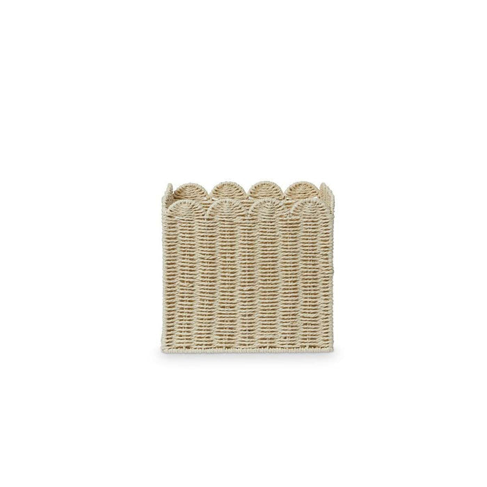 Scalloped Cube Basket