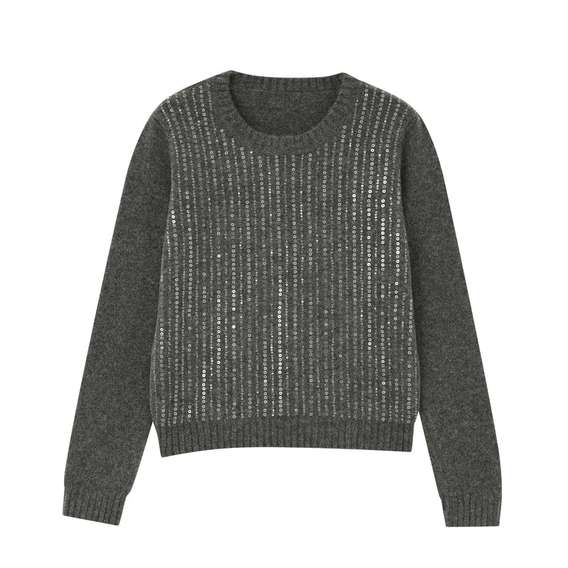 Sequin accent sweater