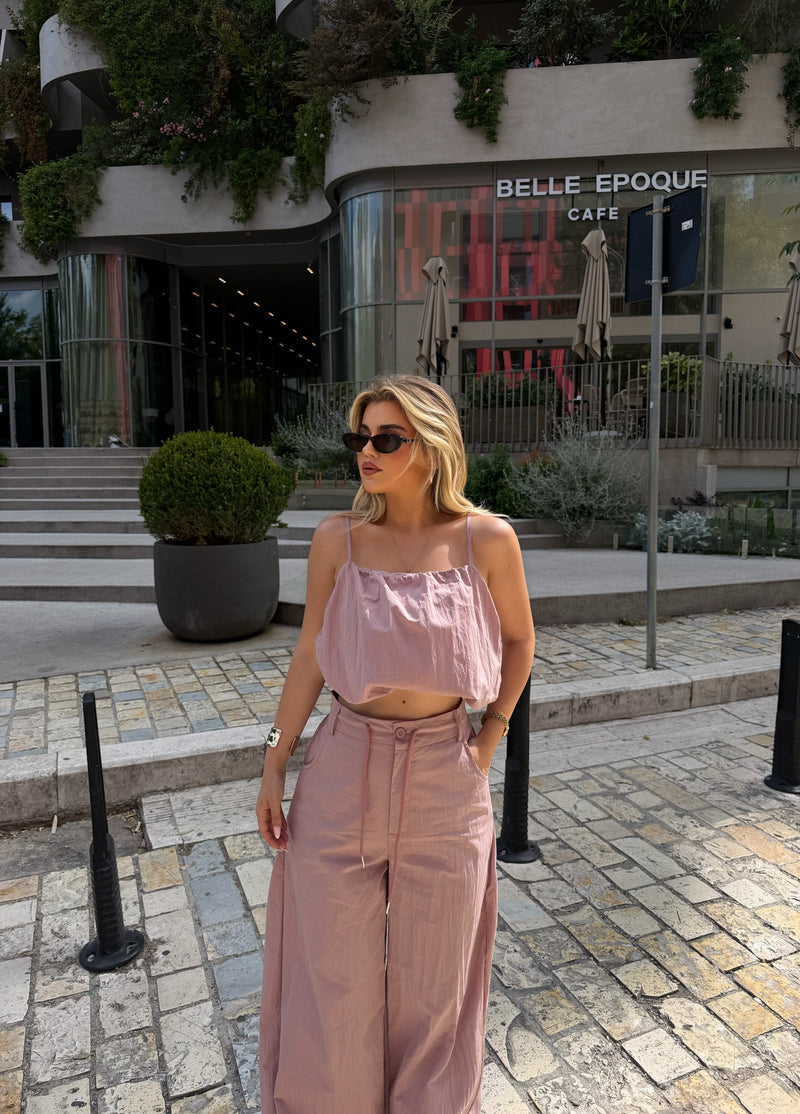 SET ME CROP DHE PANTALLONA