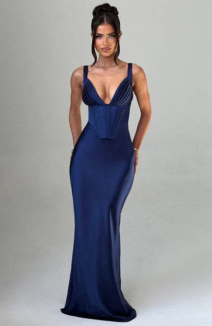 Shae Maxi Dress - Navy Dress XS Babyboo Fashion Premium Exclusive Design
