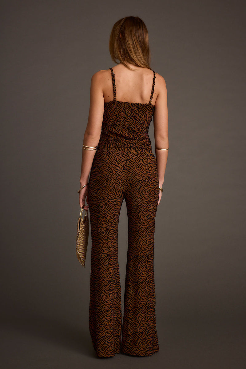 Shop The Look: Safari soirée styled in a complete look from an alternate angle.