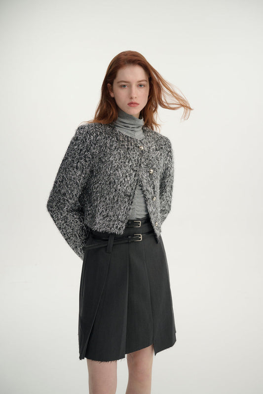 Silver tinsel jacket