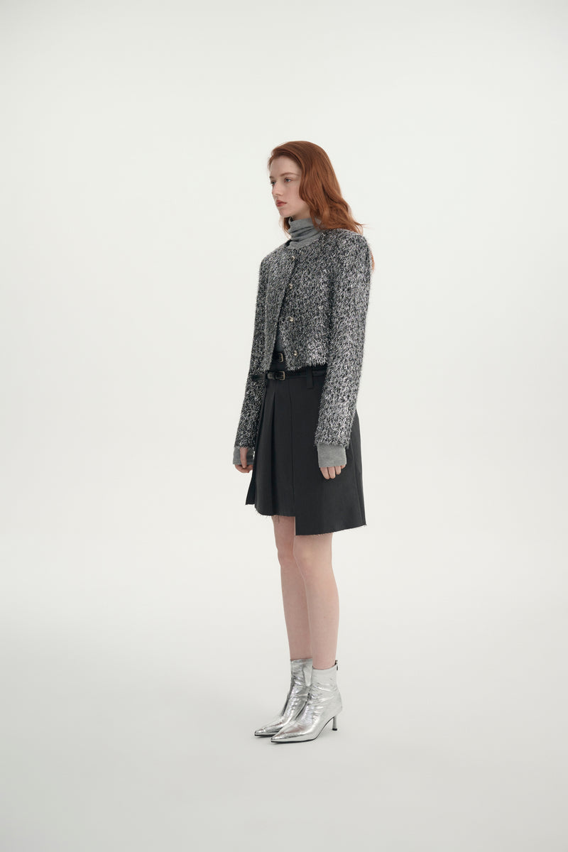 Silver tinsel jacket
