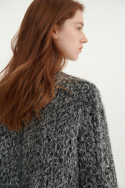Silver tinsel jacket