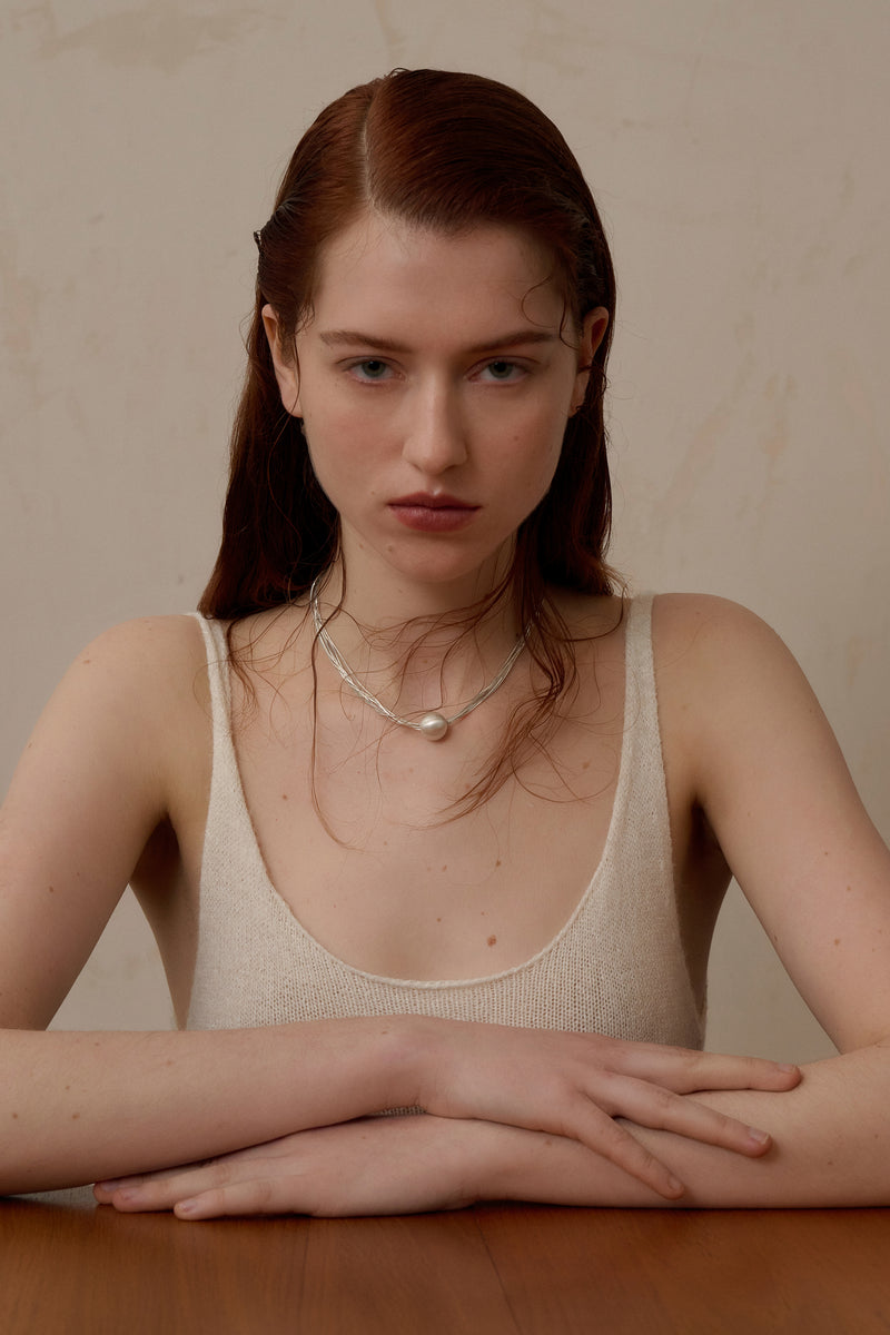 Single-bead layered necklace