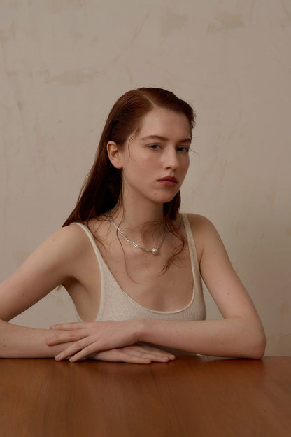Single-bead layered necklace