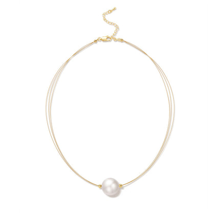 Single bead necklace