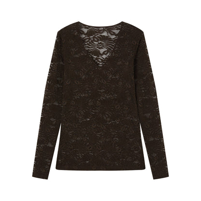 Slim fit lace top