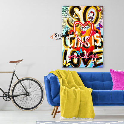 So This Is Love Canvas Wall Art