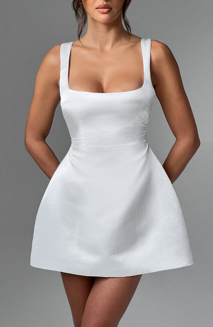 Sofie Mini Dress - Ivory Dress Babyboo Fashion Premium Exclusive Design
