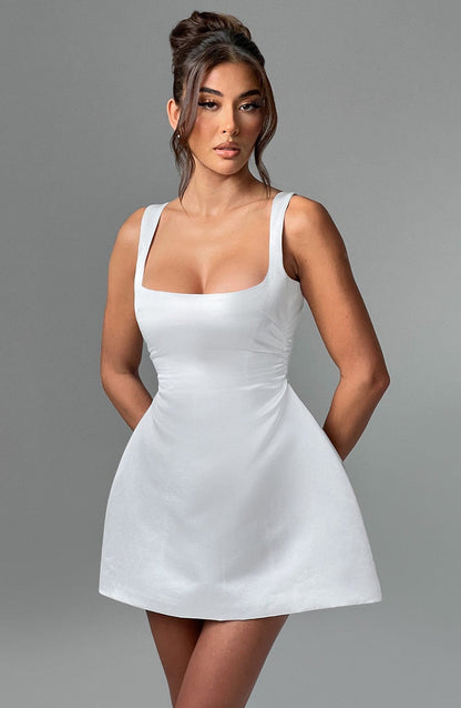 Sofie Mini Dress - Ivory Dress Babyboo Fashion Premium Exclusive Design
