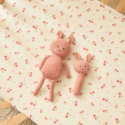 Soft Cotton Bunny Rattle