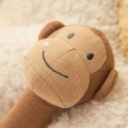Soft Cotton Monkey Rattle