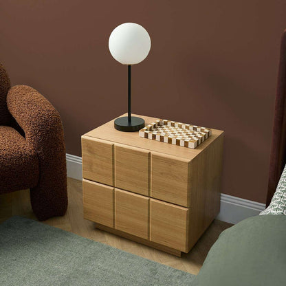 Sonny Checkerboard Bedside - Natural