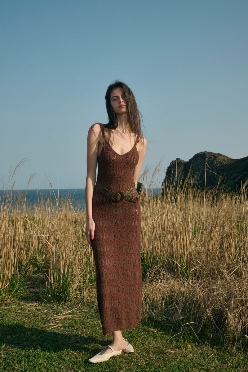 Spaghetti strap maxi dress
