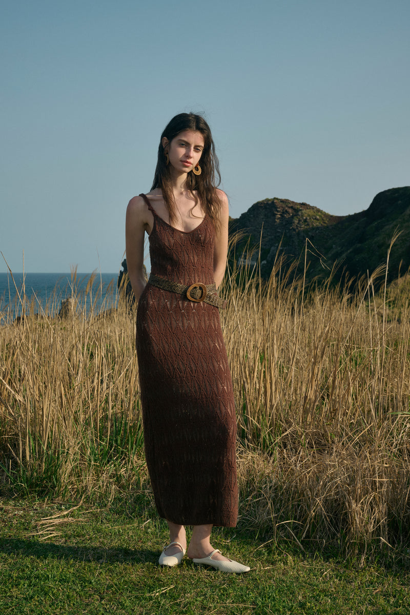 Spaghetti strap maxi dress