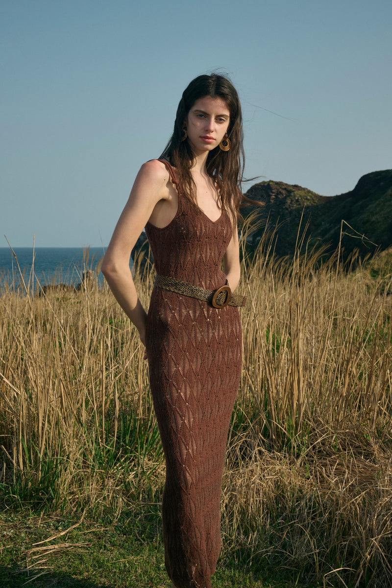 Spaghetti strap maxi dress