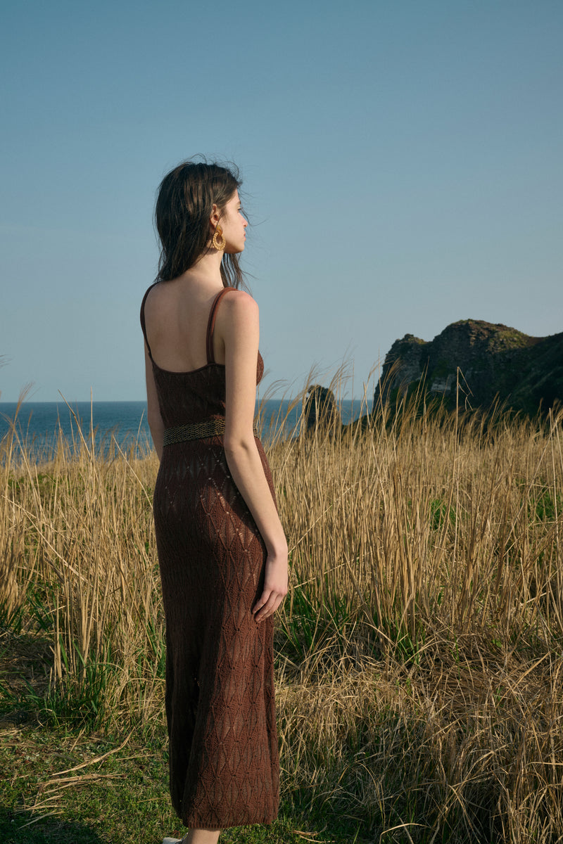 Spaghetti strap maxi dress