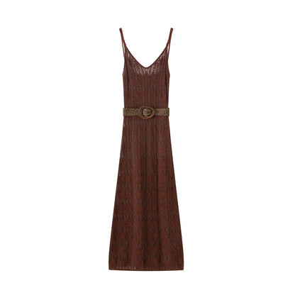 Spaghetti strap maxi dress