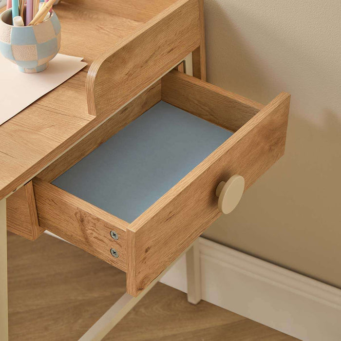 Spotty Craft Table And Stool Set - Cream