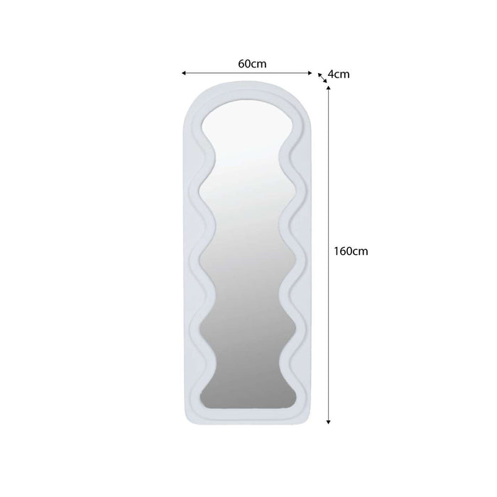 Squiggle Solid Wood Mirror