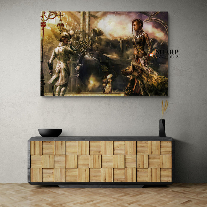 Steampunk The Art Of Victorian Futurism Canvas Wall Art