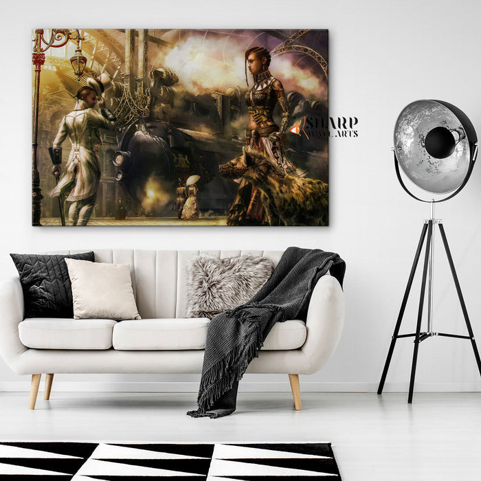 Steampunk The Art Of Victorian Futurism Canvas Wall Art